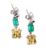 Kolczyki z chryzoberylami